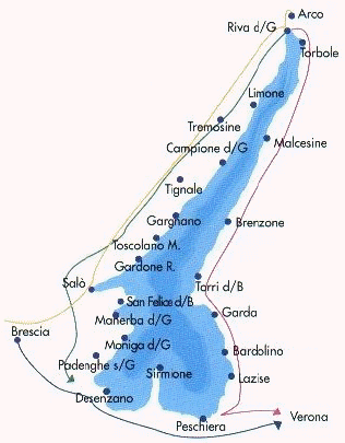 click on the towns on the map