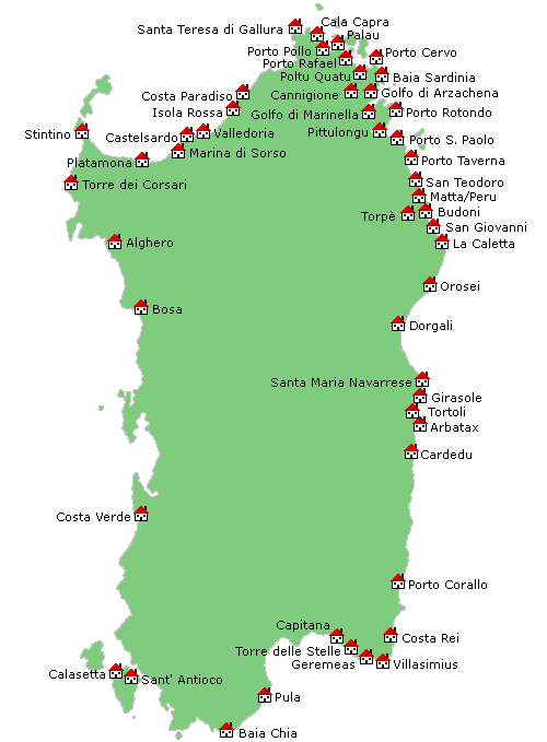 Click on the points on the map